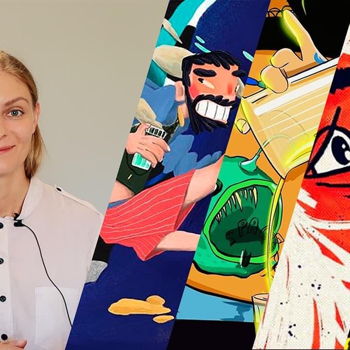 Разбор лучших иллюстраций I тура марафона