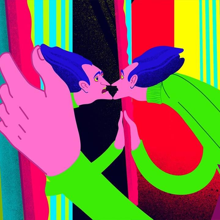 Procreate: иллюстрация для рассказа «Деление»