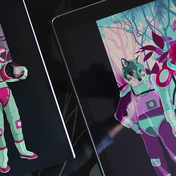 Procreate: обложка комикса «Господин Калиновский был лисой»