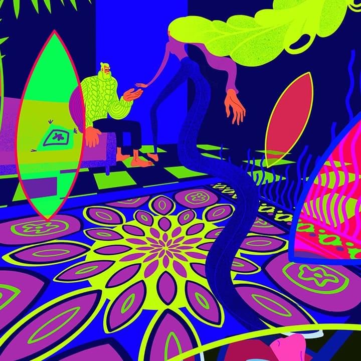 Procreate: иллюстрация к рассказу «Сектор вариативности»