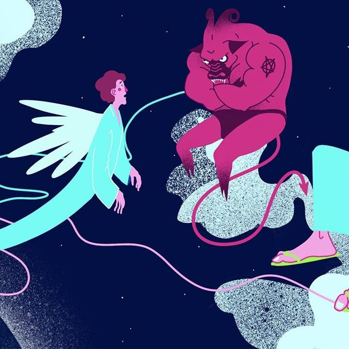 Разработка иллюстрации для голосовой игры «Казнить нельзя помиловать»