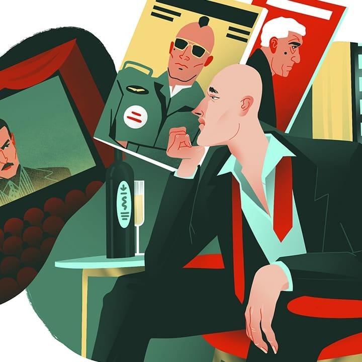 Procreate: иллюстрация в GQ к колонке Зинаиды Пронченко