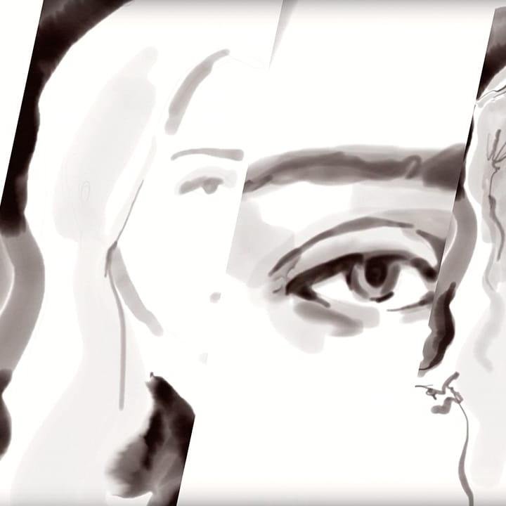 Портрет Дейнерис в Adobe Sketch